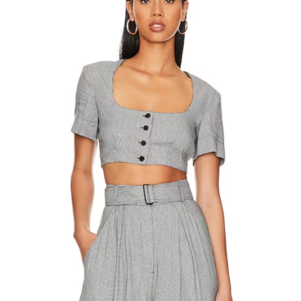 NWT House of Harlow Houndstooth Set